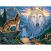 Полная квадратная круглая дрель Алмазная картина животное волк 5D Алмазная вышивка животное изображение горный хрусталь Декор для дома