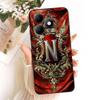 Чехол для ITEL A6610L Чехол для ITEL A90 4G Силиконовый Роскошная Корона Буквы от A до Z 2D Плоский Рисунок Мягкий Чехол для Телефона для ITEL A 90 4G