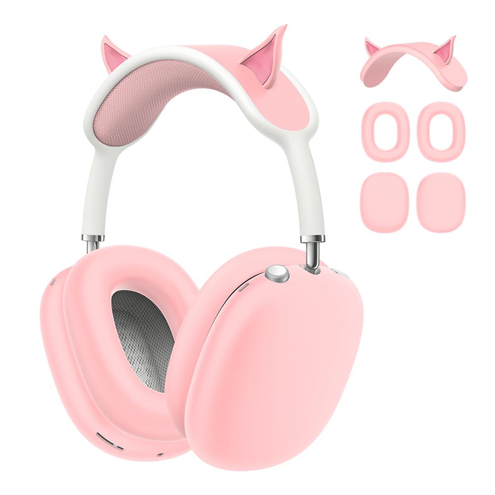 Силиконовый чехол 3 в 1 Чехол для амбушюр/Чехол для амбушюр/Чехол для оголовья Противоударный чехол для беспроводных наушников AirPods Max