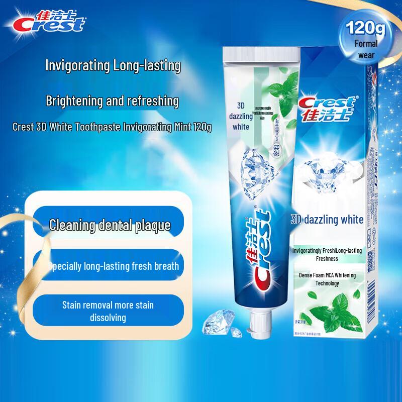 Зубная паста Crest 3D White с фтором для отбеливания