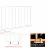Metal Closet Divider White Closet Separator Space Saving Wardrobe Divider  For Clothes