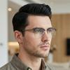 LUXEYE Роскошные Очки Гик Шик Без Ободка Роговая Оправа Оправы 698006
