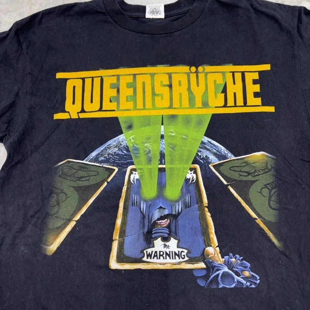 Queensryche Shirt The Warning Tour Vtg 90s Black Unisex Fan shirt PA7201 Unisex T-Shirt