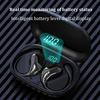 Bluetooth 5.4 Наушники с заушным креплением Беспроводные наушники Hi-Fi Стерео Водонепроницаемые гарнитуры Светодиодный дисплей Длительное время работы в режиме ожидания Сенсорные наушники