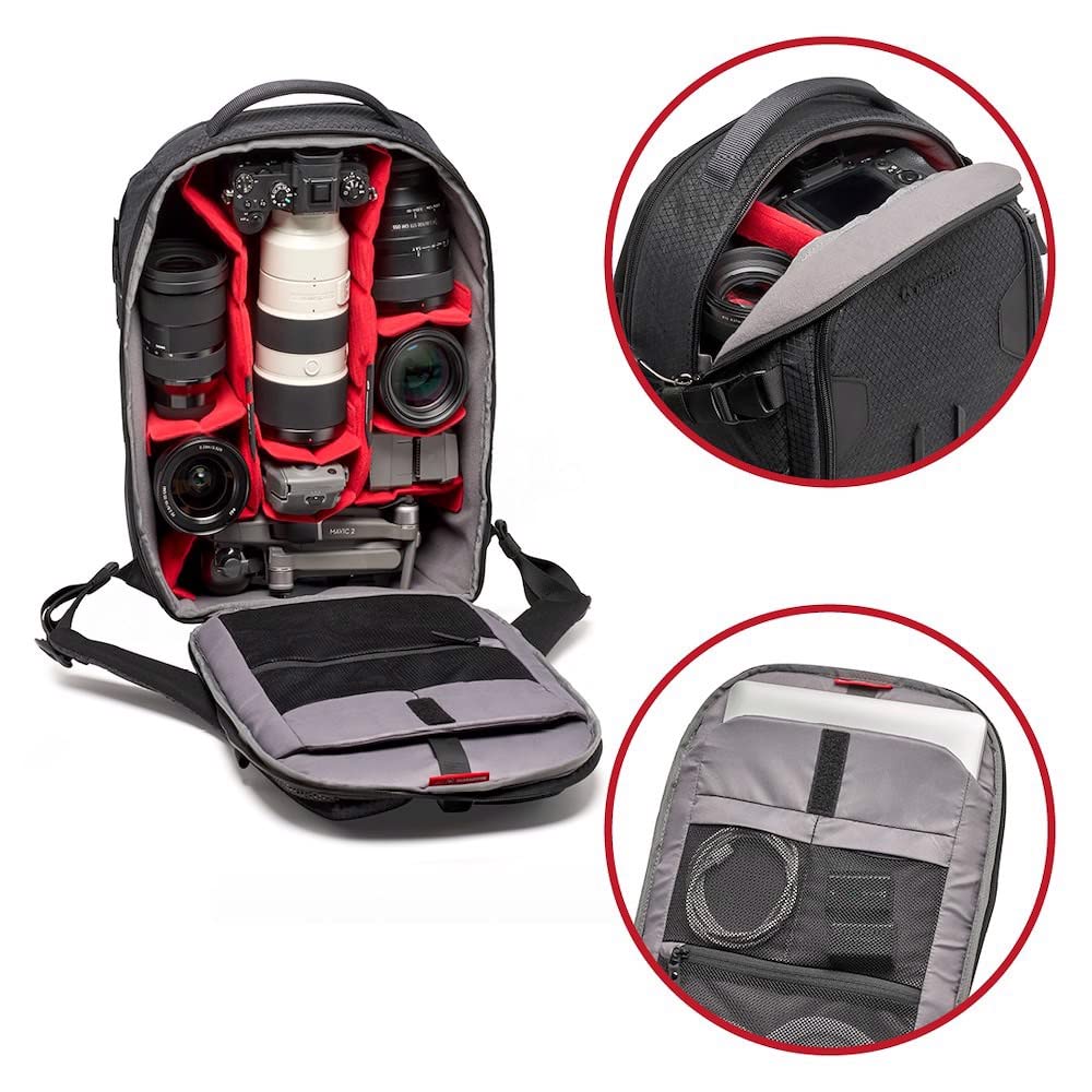 Camera Backpack PRO Light Backloader Backpack S Tripod Mountable 15 Inch PC Storage Rain Cover Included MB [Manfrotto] PL2-BP-BL-S