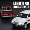1/32 масштаб TOYOTA Hilux пикап игрушечная модель автомобиля литой сплав транспортное средство миниатюрный инерционный звук и свет коллекция подарок детям