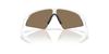 Oakley Солнцезащитные очки Resistor Sweep Матовый белый Prizm 24K 90151128 0OJ9015, 128 мм, Золотой,