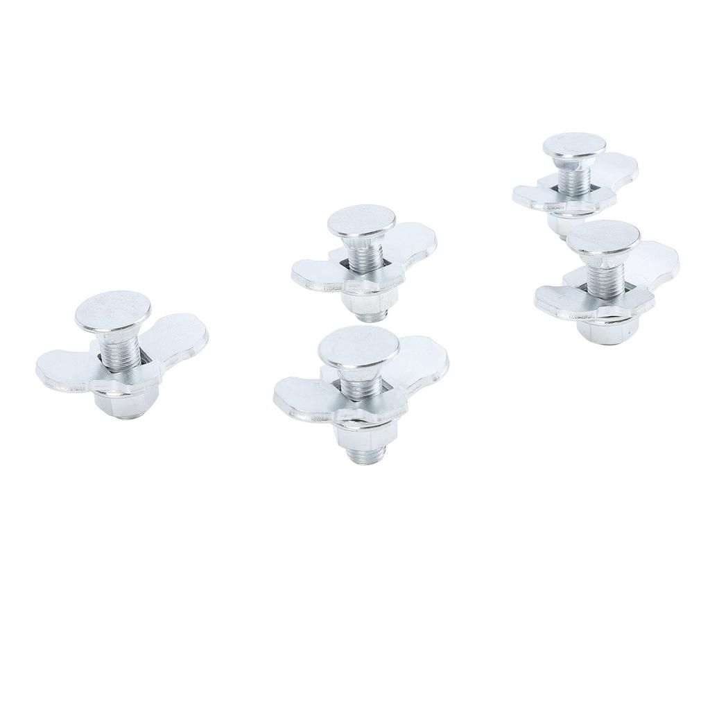 5Pcs L Track Double Lug Threaded Stud Fitting M10 X 30mm Tie Down Anchor Bolt for Truck Bed Trailer Cargo Control