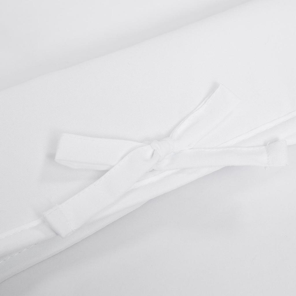 Минималистский белый бампер для детской кроватки - защитное ограждение для предотвращения столкновений в европейском и американском стиле