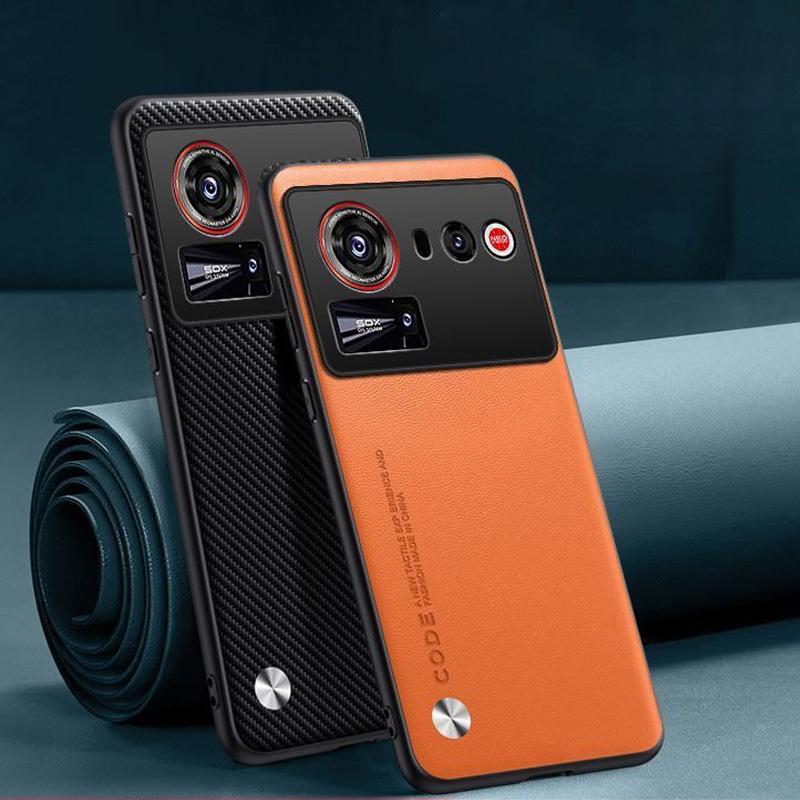 Чехол из ПУ кожи для ZTE Nubia Z80 Ultra Задняя крышка Силиконовая Полная защита камеры Чехол для телефона для Nubia Z 80 Ultra Coque