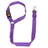 Pet Adjustable Headrest Seat Belt Dog Nylon Reflective Safety Seatbelt Strap for CarPurple