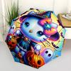 1pc Halloween Hello Kitty Automatic Open/Close Umbrella, Lightweight Design for Everyone, Halloween & Christmas Gifts - Ideal for Daily, Formal, Party