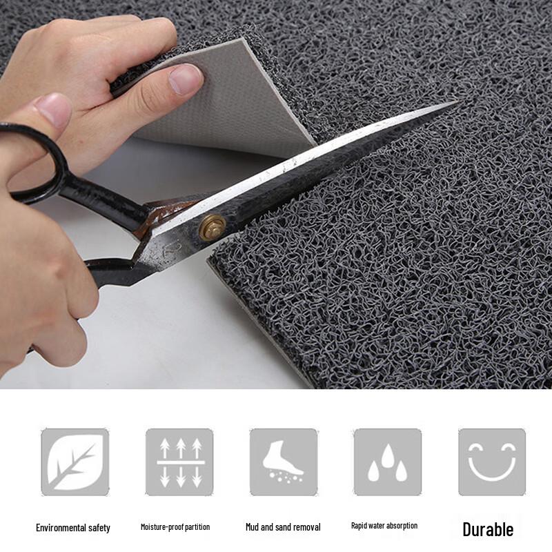 Входной коврик Yueli из ПВХ-спирали