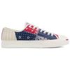 Converse Jack Purcell Удобные Универсальные Низкие Кеды из Канваса Унисекс Красный Белый Синий 171725C