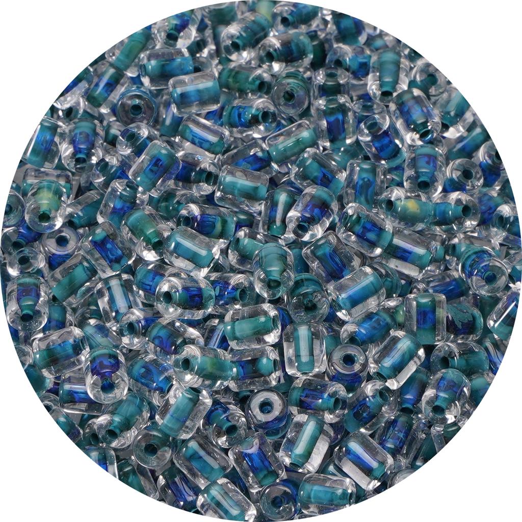 80Pcs Domestic High-Quality Glass Seed Beads Cylinder Retro Ink Wash Bead For DIY Bracelets Necklaces Jewelry Making