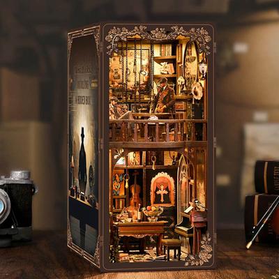 Book Nook Miniature House - Crime Puzzles*