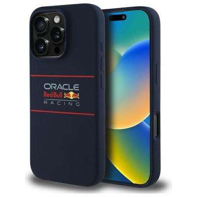 Red Bull Rbhmp16X24Sihsrv Iphone 16 Pro Max 6.9 Жесткий чехол Гранатовый/Navy Силиконовый Горизонтальный логотип Magsafe