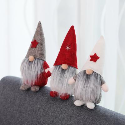 Рождественские гномы Эльф Кукла Рождественское украшение для дома Украшение для елки Navidad Плюшевые игрушки Подарок Декор С Новым Годом