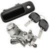 Для VW GOLF Sharan T5 Caddy Polo Lupo Seat Новая Ручка и Замок Ключ Задней Двери Багажника 1J6827297G 1J6827565B