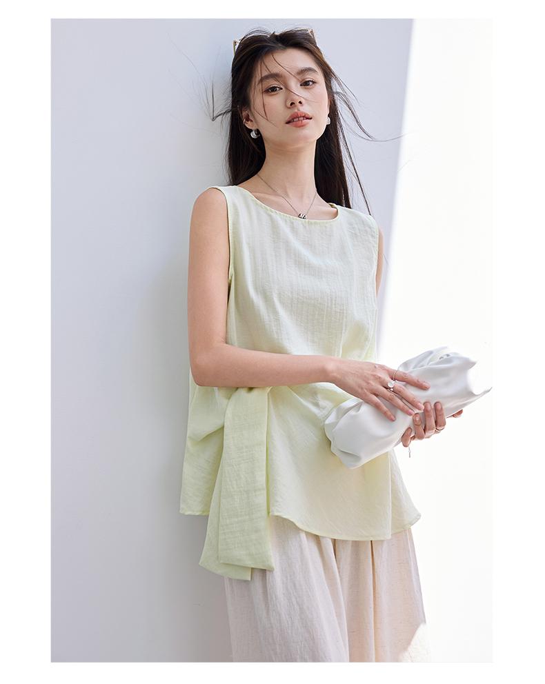 Summer Candy Colored Sleeveless Shirt