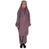 Jilbab 2 Pieces Child (Harem Pants + Khimar Cape) - Purple
