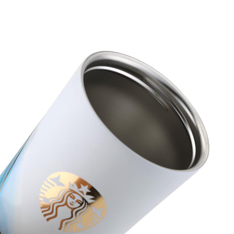 Изолированный тамблер Starbucks с дизайном в стиле туши
