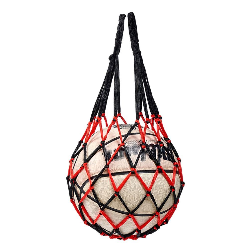 Multiple Colors Nylon Net Bag Nylon Ball Pocket Durable Basketball Carry Bag  Volleyball Ball