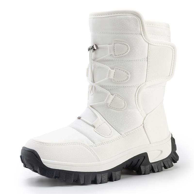 Winter Large Size Outdoor Snow Boots Men's Shoe Mid-tube Men Boots Hiking Shoes Men Non-slip Warm Shoes Man Botas Altas Botines