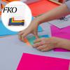Corner Alignment Tool 7Pcs/Set Paper Crafting Rulers with Storage Case, Color-Coded L-Shaped Pastel Color Size Tabs, Layering Guide