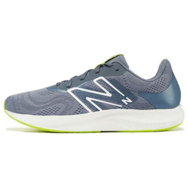 New Balance Мужские кроссовки для бега Pro R с круглым носком, дышащей сеткой, низкие, серо-синие MPRORLG2