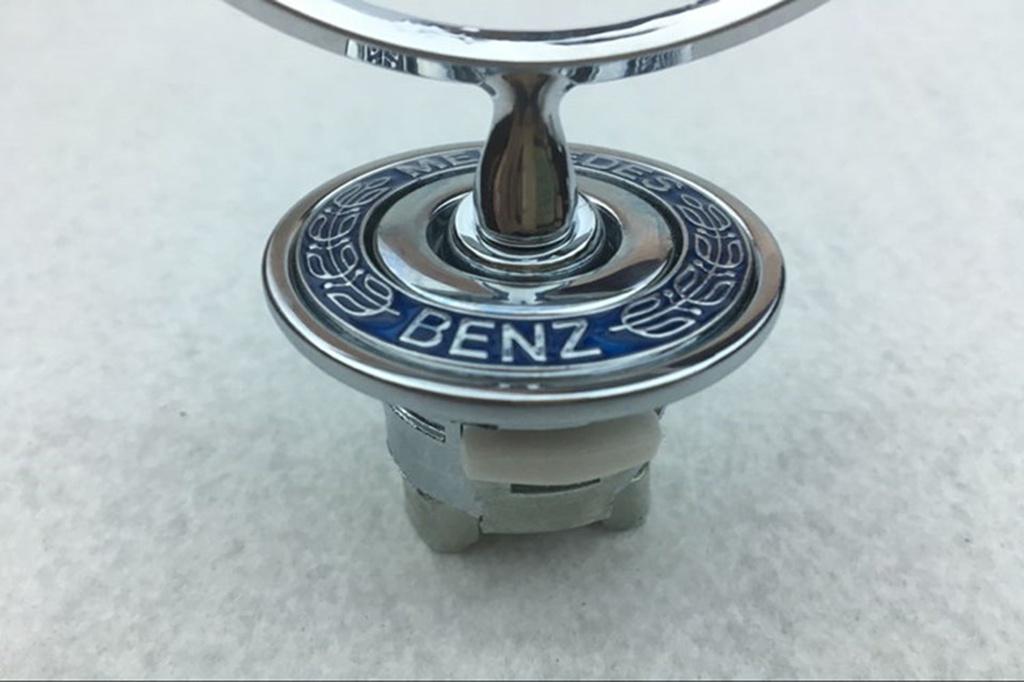 Premium Mercedes Benz Chrome Logo Hood Badge Emblem For Classic And Modern W201 W124