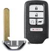 Замена брелока для Honda Pilot 2016 года выпуска и старше / Honda CRV 5-дверный 2017 года выпуска / Civic 2018-2021 годов, Бесключевой пульт дистанционного управления, KR5V2X, 5 кнопок