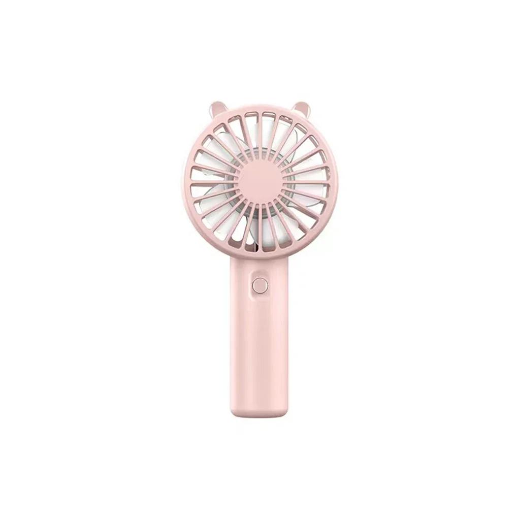 2025 Handheld Fan Portable USB Rechargeable Fans Desk with Base Small Makeup Eyelash Cooler Women Girls Outdoor Office Mini Fan