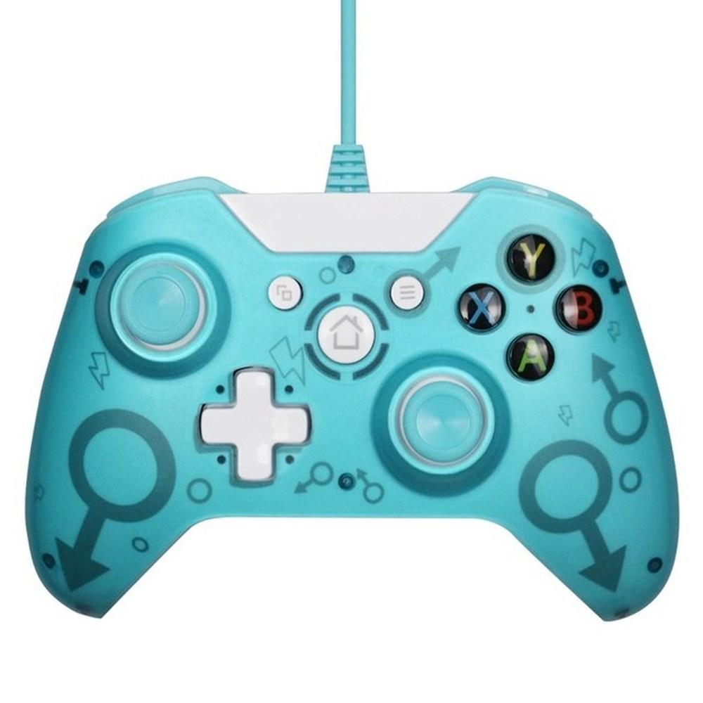 Проводной USB-контроллер для Xbox One, игровой контроллер для ПК для Wins 7, 8, 10, джойстики Microsoft Xbox One, геймпад с двойной вибрацией
