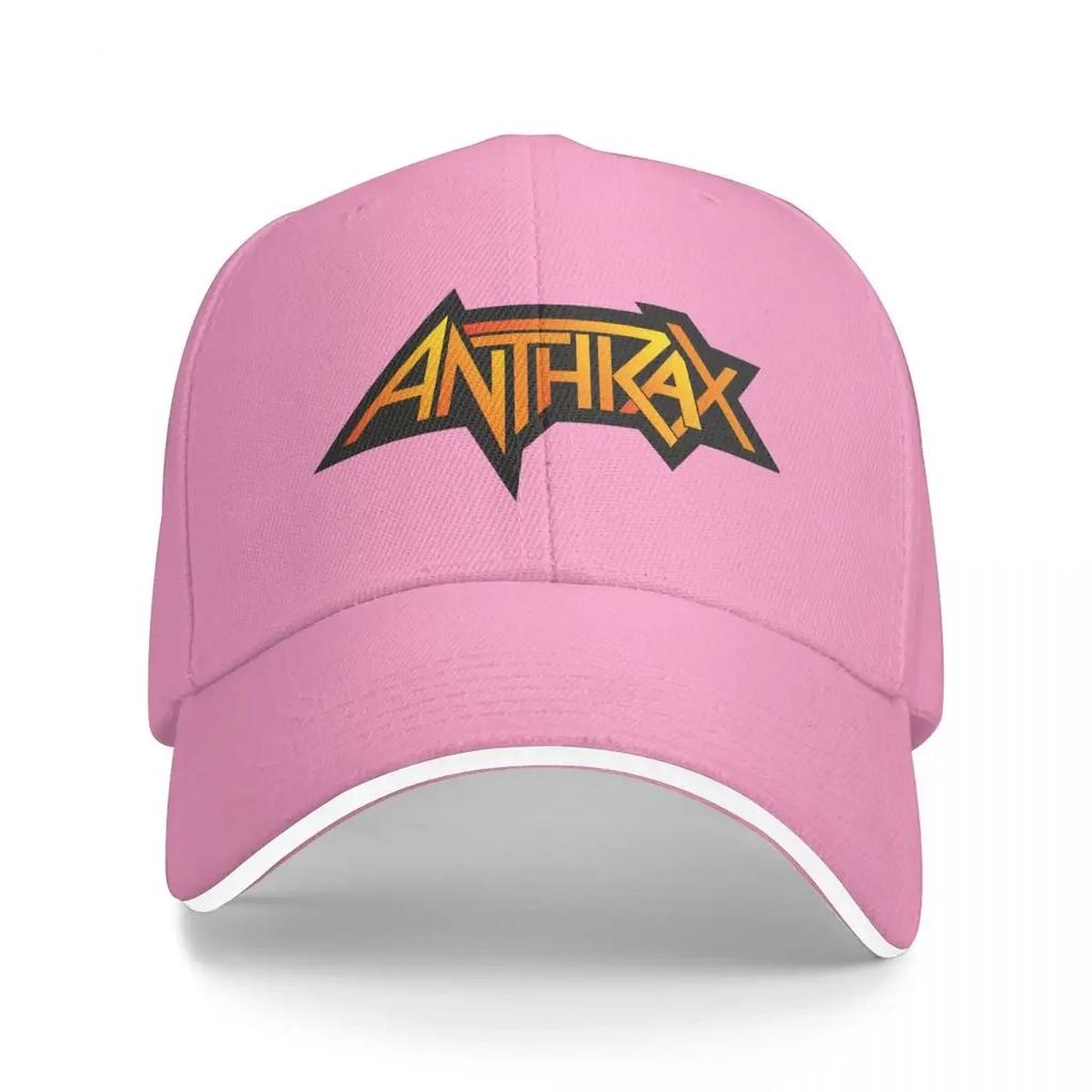 Кепки группы Anthrax для взрослых Модная кепка-дальнобойщик Кепка-тракер Рыболовная кепка Регулируемые полиэстеровые бейсболки Летние