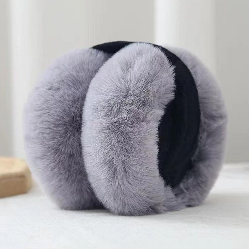 Тепловые вкладыши из кроличьего меха Складные грелки для ушей Милые Защищающие уши Студенты