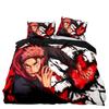 Jujutsu Kaisen Bedding Set,Satoru Gojo Bedding Set for Teenagers Boys Adults,Anime Famous Duvet Cover Sets Twin Queen King