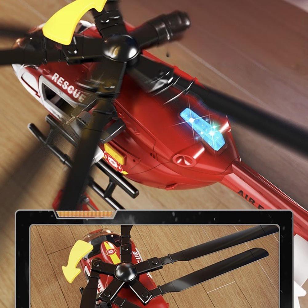 Helicopter Model Toy For 4-6 Years Old Kids High Simulation Fire Fighter Helicopter Airplane Sound And Light Model Toy For Boys Girls