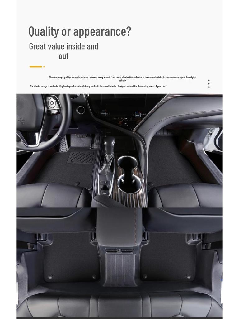 Водонепроницаемые автомобильные коврики из ТПЭ для Toyota Camry (Поколения 7-9, 2012-2026)