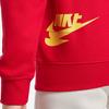 Nike Letter Print Crew Neck Long Sleeve Sweatshirt Kids Sweatshirt University-Red DZ7685-657