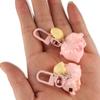 Charms Pink Pig Pendant Bag Pendant 3D Key Chain Sweet Cartoon Key Chain  Decoration