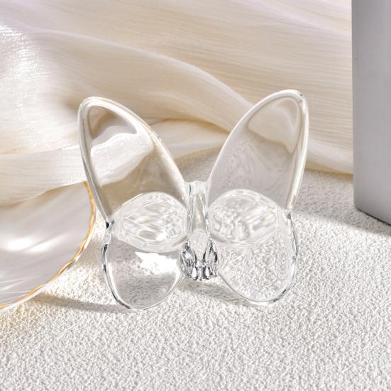 Искусственная хрустальная бабочка, украшение для домашнего стола, цветная коллекционная статуэтка бабочки 3D