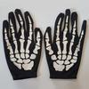 Children's Halloween Gloves Black White Makeup Props Halloween Supplies Naturalness Skull Ghost Claw Gloves Festival Products
