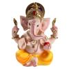 Gold Lord Ganesha Buddha Statue Elephant God Sculptures Ganesh Figurines Indian Religious Crafts Hindu Home Office Desktop Decor