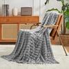 Hansleep Одноместное Зимнее Теплое Одеяло, 100x140см, Серое, Мягкое, Пушистое, Стирающееся, Антистатическое, Подходит для Всех Сезонов (100x140см, Серый)