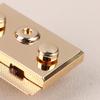 Square Push Lock Spring Metal Twist Lock Snap Closure Briefcase Closure Bag Lock Clasp Fasteners For Leather Bag