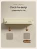 Punch-Free Wall-Mounted Over-the-Toilet Storage Rack