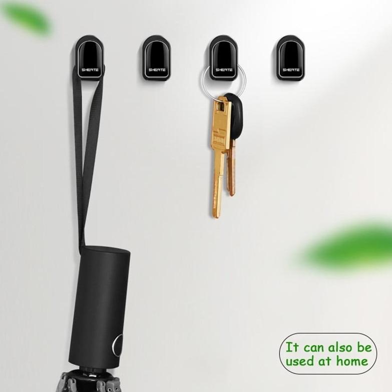 4 шт., креативный автомобильный маленький крючок, аксессуары для интерьера автомобиля, удобный крючок типа пасты