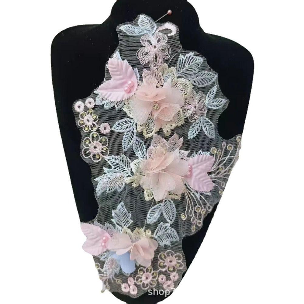 Sequin Embroidery Sequin Applique Patch Lace Fabric Lace Fabric Patch Embroidery Lace Patch