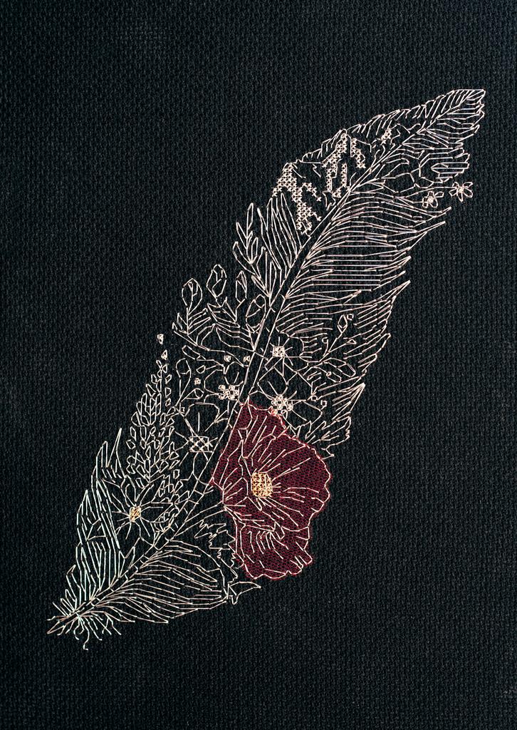 Cross Stitch Kit Abris Art Feather